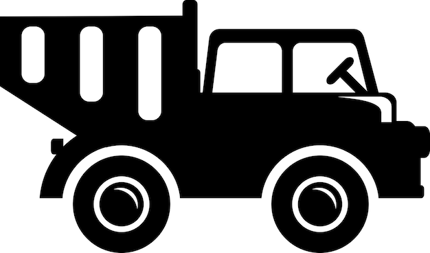 Vektor lkw-spielzeug-symbol. illustration von kinderspielzeug.