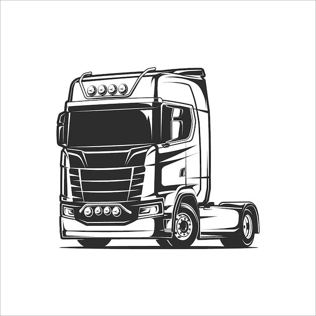 LKW-Vektor-Illustration