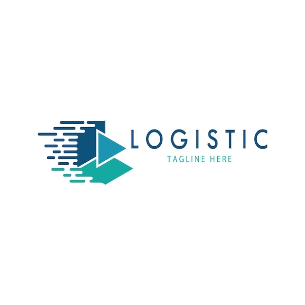 Logistik Logo Symbol Illustration Vektor Design Verteilung Symbol Lieferung von Gütern Wirtschaft Finanzen