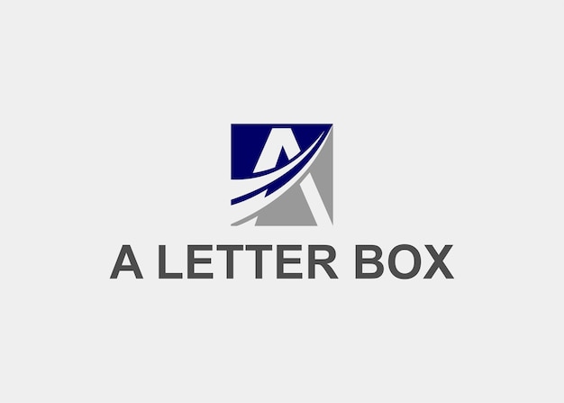 Logo a letter box firmenname