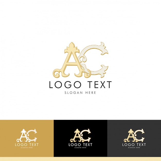 Logo ac, monogramm ac