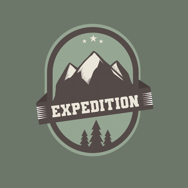 Logo Badge Outdoor Advanture Expedition