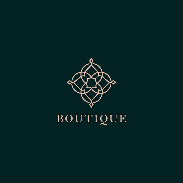 Logo-boutique-design-kunstvorlage