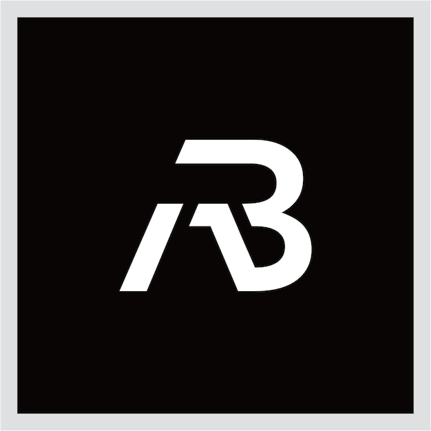 Logo-buchstabe ab