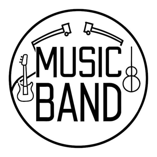 Vektor logo der musikband 10