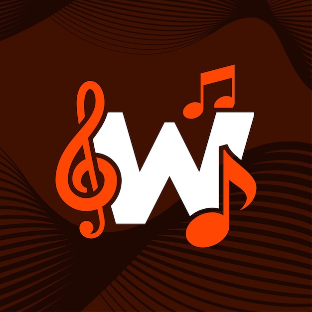 Logo des musikalphabets w