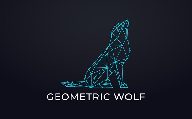 Vektor logo des wolfes