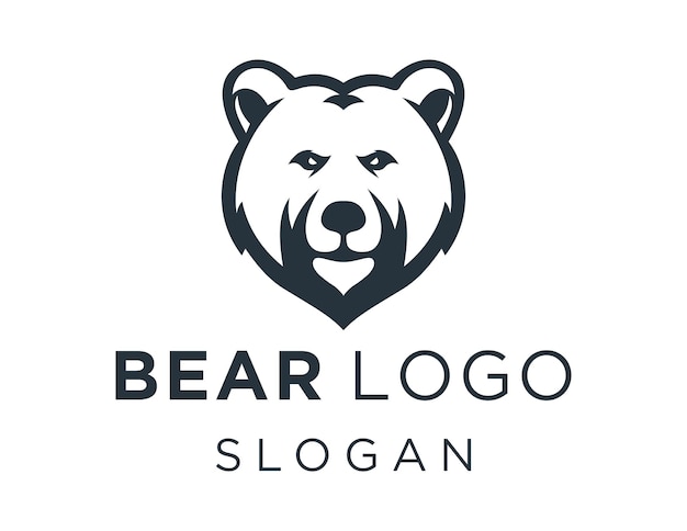 Logo-Design des Bären
