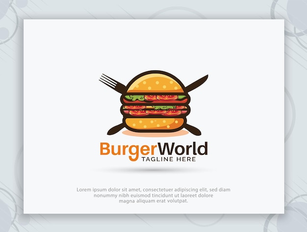 Logo-design des burger-shops