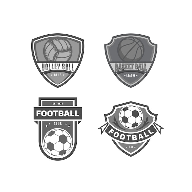 Vektor logo-design des sportteams