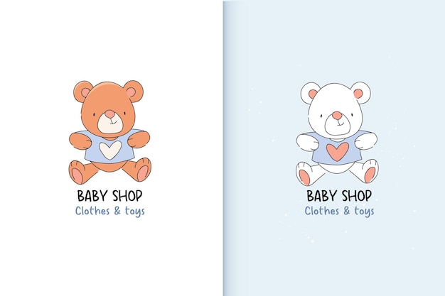 Logo-design für babyshop