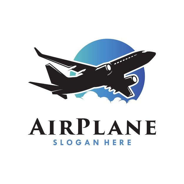 Logo-Design für Flugzeugillustrationen