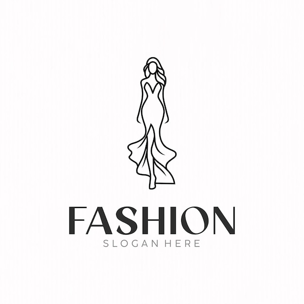 Logo-design für kleidungs- und modeunternehmen