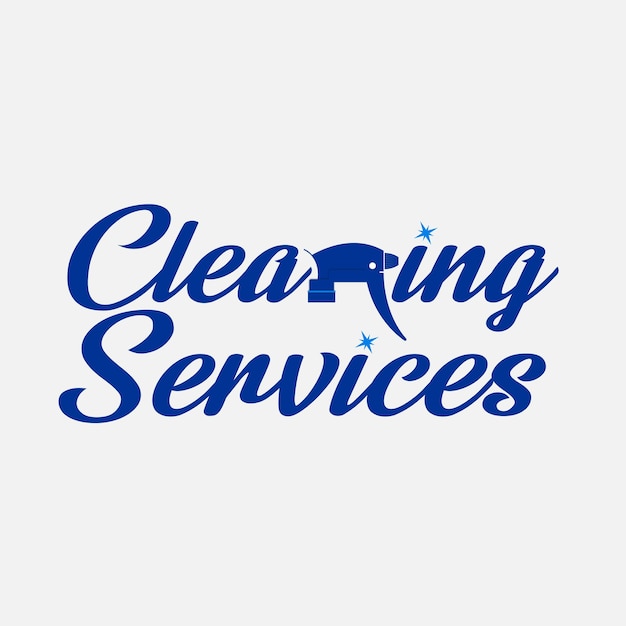 Logo-Design für moderne Reinigungsdienste