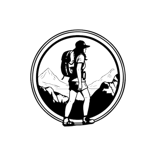 Logo-Design für Wanderabenteuer