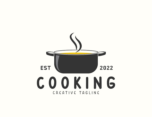 Vektor logo-design kochen