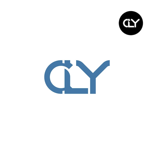 Logo-Design mit dem Buchstaben CLY Monogram