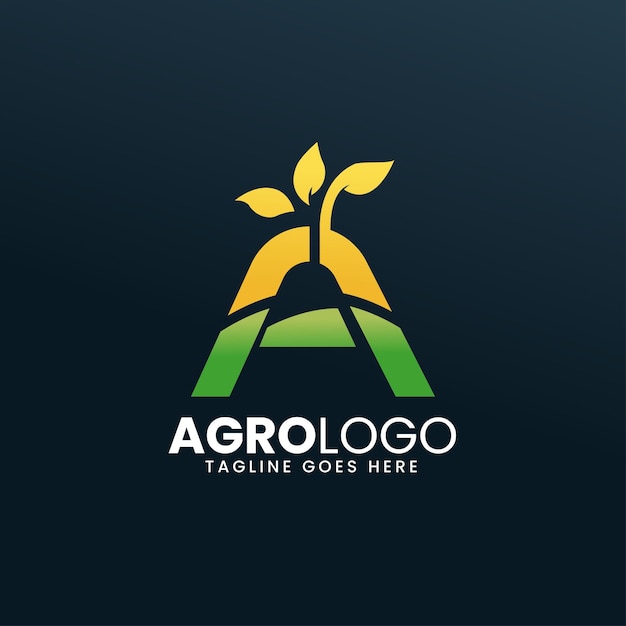 Vektor logo-design von agro firm corp