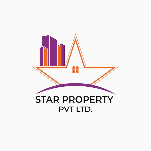 Vektor logo-design von star property private limited