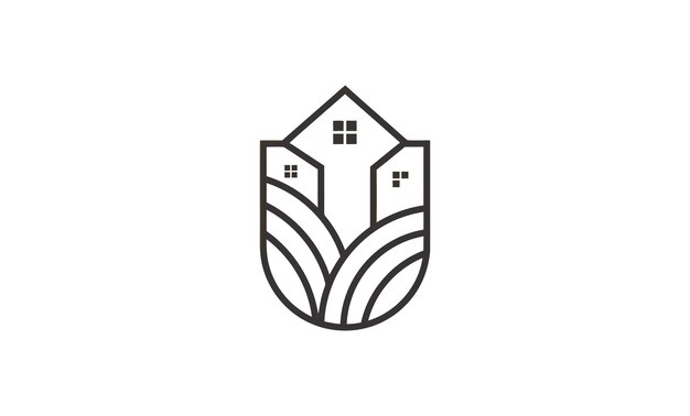 Logo-Designs für den Immobilienbau