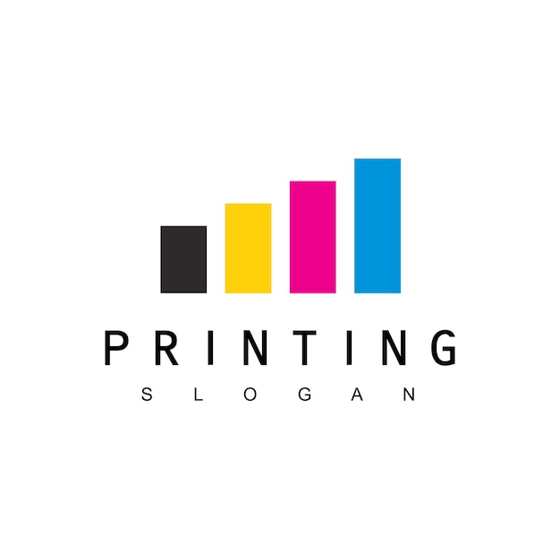 Logo-designvorlage für digitaldruck