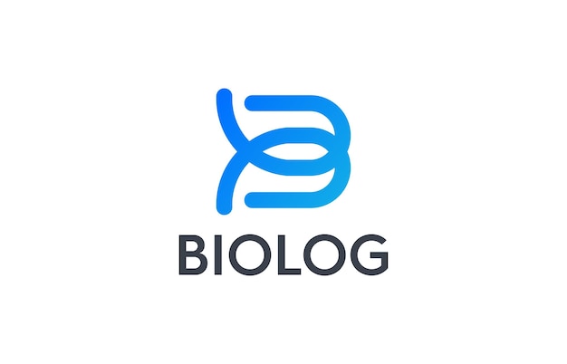 Logo-designvorlagen für biotechnologie und wissenschaft