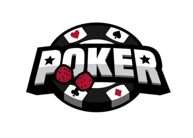 Logo-Emblem für Pokerspiele