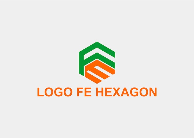 Logo fe hexagon firmenname