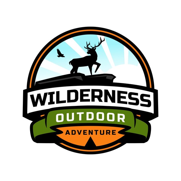 Logo für Berg- und Hirsch-Outdoor-Abenteuer