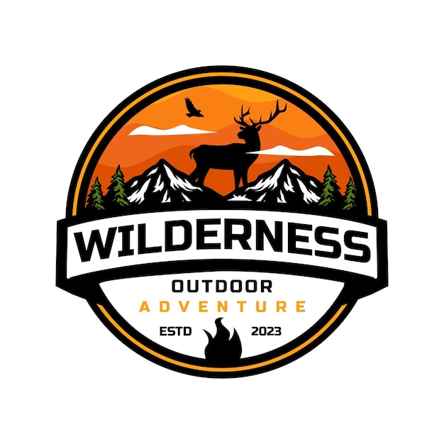 Logo für Berg- und Hirsch-Outdoor-Abenteuer