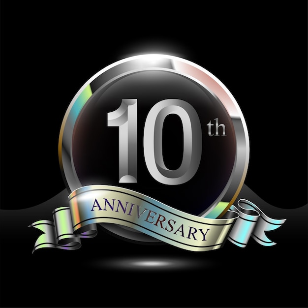 Logo für das 10. Silberjubiläum