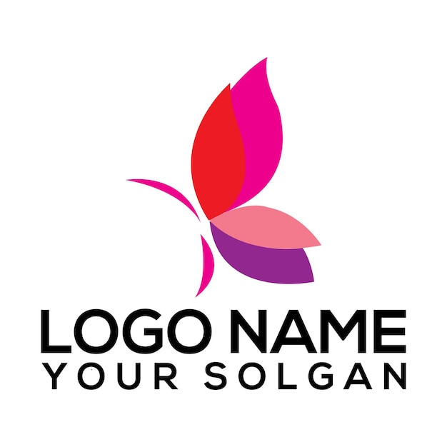 Logo für das Butterfly-Logo Luxus-Linien-Logo-Design Universal Vector Butterfly-Konzept