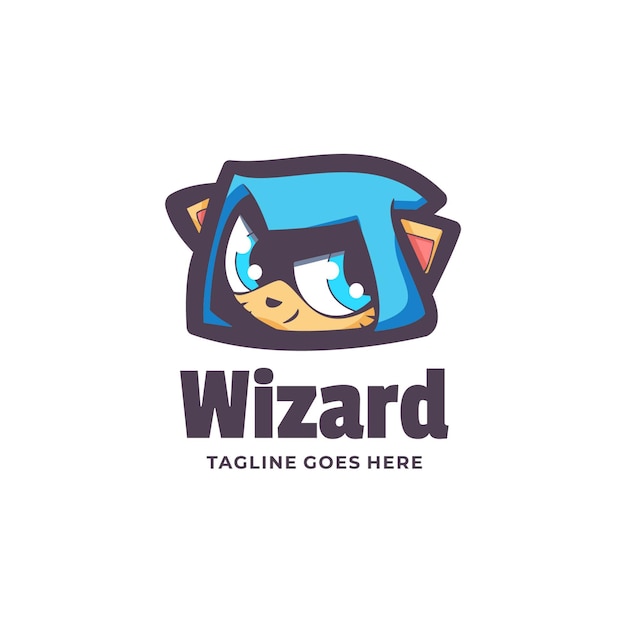 Logo für ein spiel namens wizard