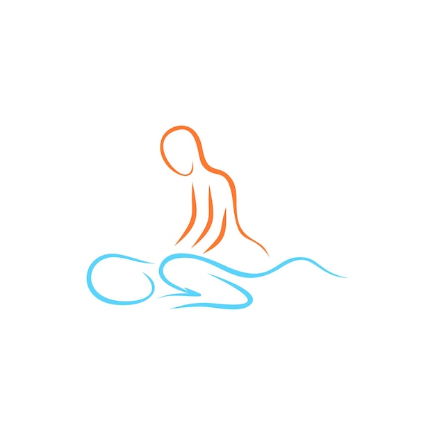 Logo für eine beruhigende Körpermassage