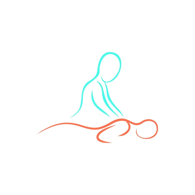 Logo für eine beruhigende Körpermassage