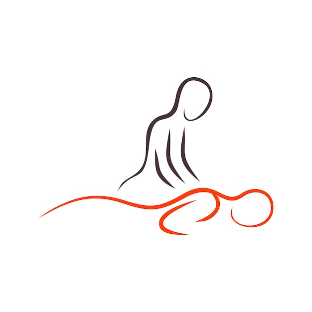 Logo für eine beruhigende Körpermassage