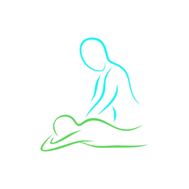Logo für eine beruhigende Körpermassage