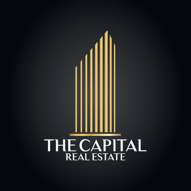 Vektor logo für luxusimmobilien