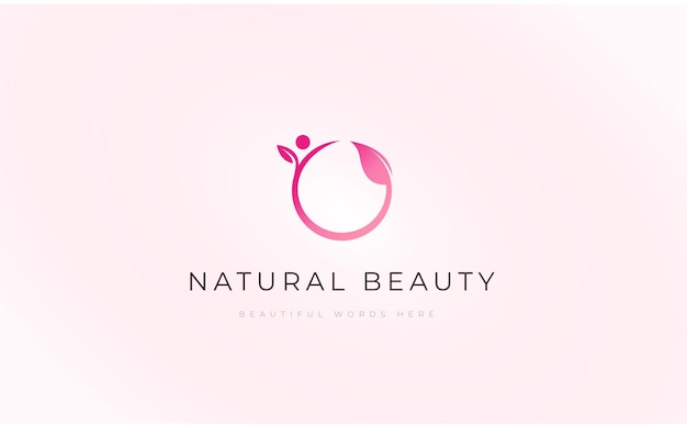 Logo für natürliche gesundheit, wellness und schönheit