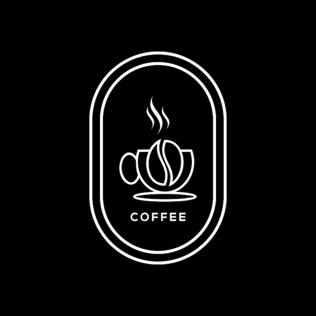 Vektor logo-kaffee