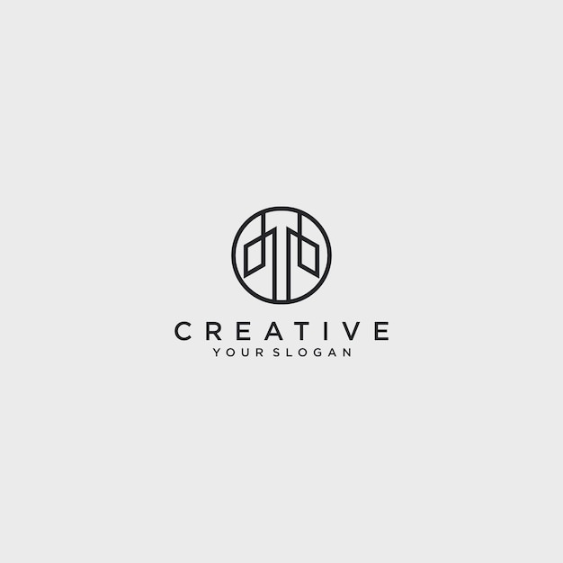 Logo kreative design-kunstvorlage