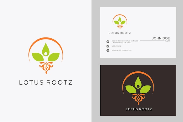 Logo-lotus für yoga