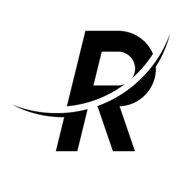 Vektor logo mit dem buchstaben r