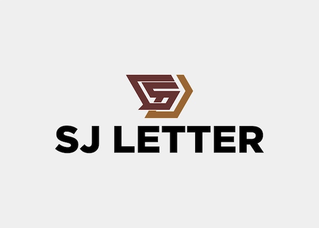 Vektor logo sj brief firmenname