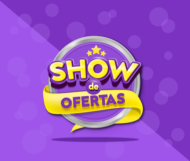 Logo-Sonderangebot in Brasilien Premium-Vektor