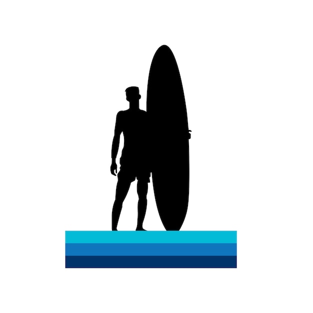 Vektor logo surfen