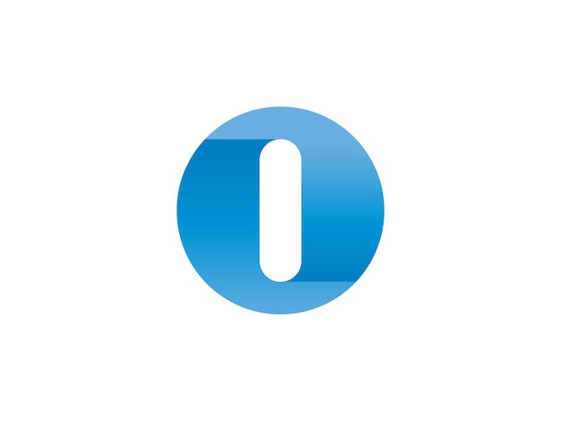Logo-Symbol-Designschablonenelemente des Buchstaben O