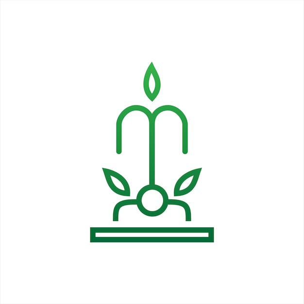 Vektor logo-symbol für das blatt