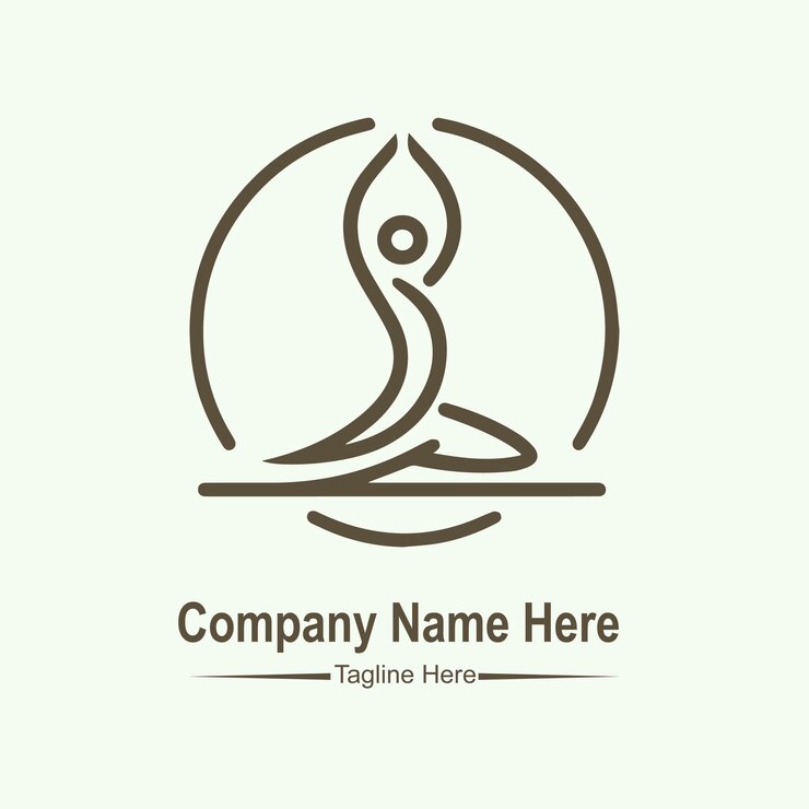 Vektor logo-vektor für yoga