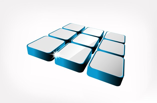 Logo von Solarbatterie oder modernen Fenstern oder Web-Badge